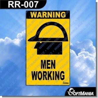 Read full article Premade Sign - MEN WORKING