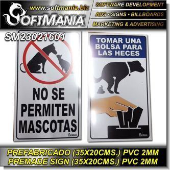 Read full article PREMADE SIGN SIZE 35X20 CENTIMETERS MADE OF PLASTIC PVC 2 MILLIMETERS Read full article PREMADE SIGN SIZE 35X20 CENTIMETERS MADE OF PLASTIC PVC 2 MILLIMETERS