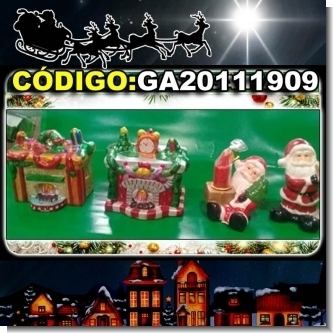 Lee el articulo completo ADORNOS DE NAVIDAD - CHIMENEAS Y SANTA CLAUS