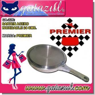 Lee el articulo completo SARTEN ACERO INOXIDABLE 24 CENTIMETROS DE DIAMETRO