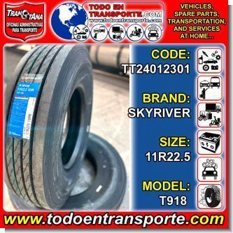 Lee el articulo completo LLANTA RADIAL PARA VEHICULO CAMION MARCA SKYRIVER MEDIDA 11R22.5 MODELO T918 Lee el articulo completo LLANTA RADIAL PARA VEHICULO CAMION MARCA SKYRIVER MEDIDA 11R22.5 MODELO T918