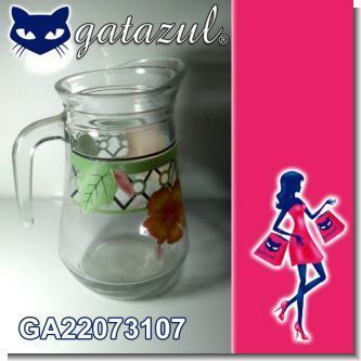 Read full article GLASS PITCHER WITH FLOWERED DRAWING 13 X 22 CENTIMETERS Read full article GLASS PITCHER WITH FLOWERED DRAWING 13 X 22 CENTIMETERS