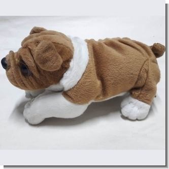 Read full article WHITE AND BROWN COLOR TEDDY DOG 10 CENTIMETERS TALL