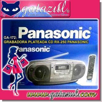 Lee el articulo completo GRABADORA PLATEADA DE CD RX-250 Lee el articulo completo GRABADORA PLATEADA DE CD RX-250