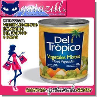 Read full article MIXED CANNED VEGETABLES 8 OUNCES BRAND  DEL TROPICO