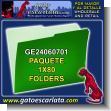 GE24060701: Letter Size Green Color Folder - 80 Units Box