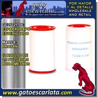 Lee el articulo completo ESPARADRAPO ESTERILIZADO MARCA PROSAN - 12 ROLLOS DE 2.5 PULGADAS POR 5 METROS Lee el articulo completo ESPARADRAPO ESTERILIZADO MARCA PROSAN - 12 ROLLOS DE 2.5 PULGADAS POR 5 METROS