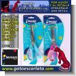 TIJERAS DE 7 PULGADAS DE ACERO INOXIDABLE PARA USO EN CASA Y OFICINA MARCA BE
