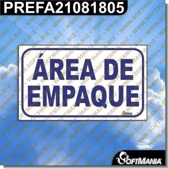 Lee el articulo completo Rotulo Prefabricado - AREA DE EMPAQUE Lee el articulo completo Rotulo Prefabricado - AREA DE EMPAQUE